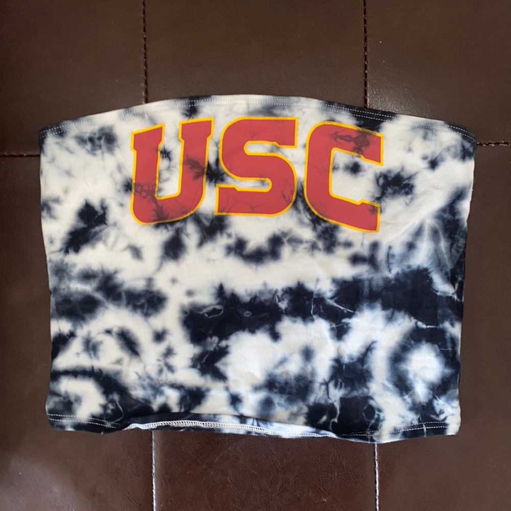 USC TROJANS TUBE TOP PINK COLLEGIATE COLLECTION